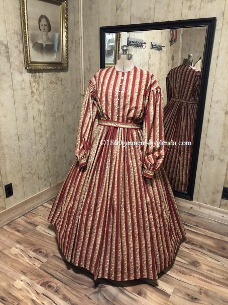 Victorian Civil War Day Dress Reenactment Historical CSA USA Simplicity 4551