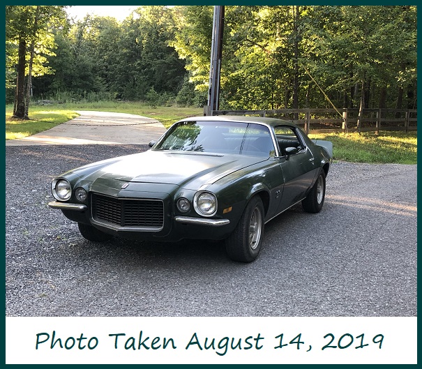 My 1972 Camaro