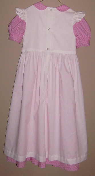 Little House, Pioneer Dress, Civil War, Riffled Pinafore, Historical Girl's Dress and Bonnet