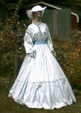 Ladies Mid 1800's or Civil War Tea Dress