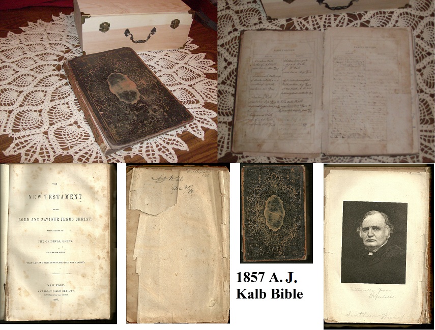 1857 A. J. Kalb Bible