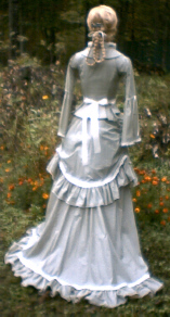 Victorian walkin and bustle dresses